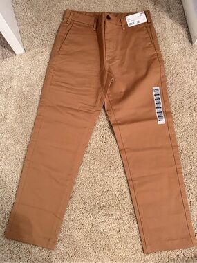 Men’s UNIQLO Flat Front Slim Fit Chino Pants
